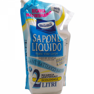 Milmil Flüssigseife Nachfüllpack - Antibakteriell - 2L