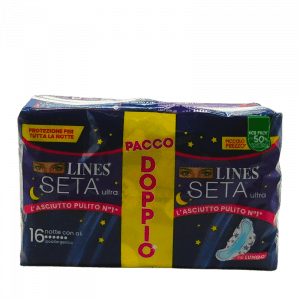 LINES Seta Ultra Nachtbinden mit Flügeln – Doppelpäckchen