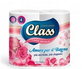 Class Toilettenpapier – 4 Rollen – Weich & Elegant