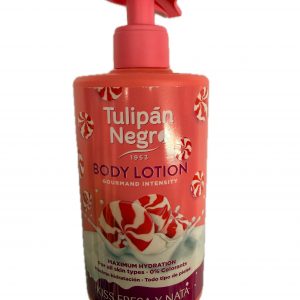 TULIPAN crema corpo BODY LOTION ripara protegge KISS FRESA Y NATA 0% COLORANTI 400ml