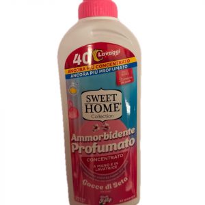 SWEET HOME ammorbidente concentrato 40 lavaggi GOCCE DI SETA 1L